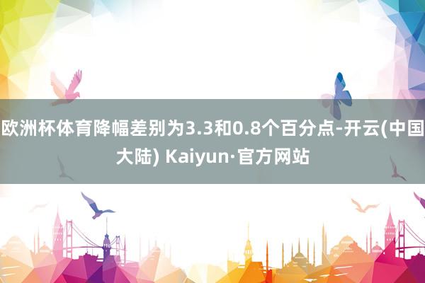 欧洲杯体育降幅差别为3.3和0.8个百分点-开云(中国大陆) Kaiyun·官方网站