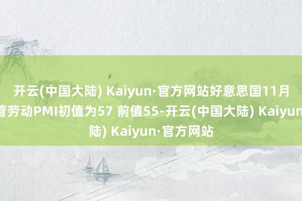 开云(中国大陆) Kaiyun·官方网站好意思国11月标普大家管劳动PMI初值为57 前值55-开云(中国大陆) Kaiyun·官方网站