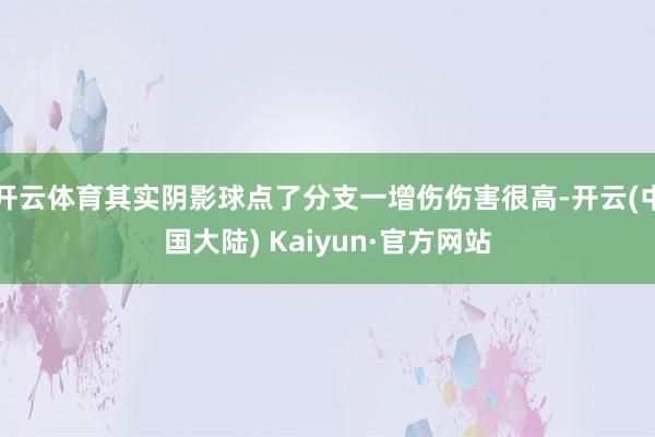 开云体育其实阴影球点了分支一增伤伤害很高-开云(中国大陆) Kaiyun·官方网站